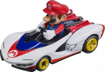 Makinë lodër Carrera GO !!! Nintendo Mario Kart P-Wing Mario (20064182), e bardhë/e kuqe