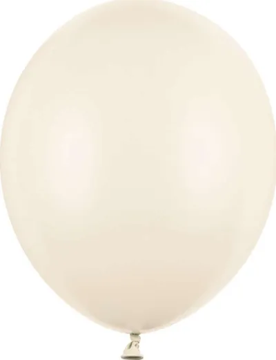 Balona Partydeco Strong Pastel Light Nude, 30cm, set 100 copë, ngjyrë nude - 1