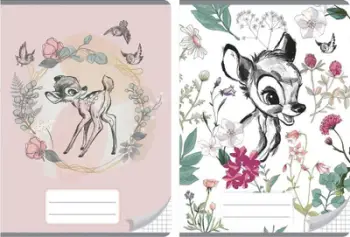 Fletore Beniamin Bambi A5, 32 fletë, me katrorë, set 10 copë