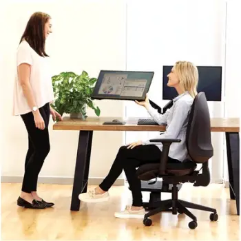Mbajtëse tavoline për dy monitorë Fellowes Eppa, 23-32", 8kg, e zezë