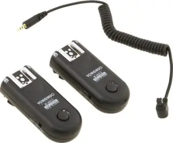 Trigger blici Yongnuo RF-603C II, wireless 2.4GHz, kit për Canon