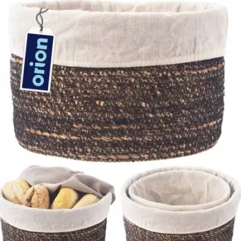 Shportë ruajtëse Orion Storage Basket Natural, 24x15 cm, fibër bime, bezhë natyrale