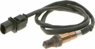 Senzor lambda BOSCH 0 258 017 025, sondë O2, kabllo 1 m, i zi - 1