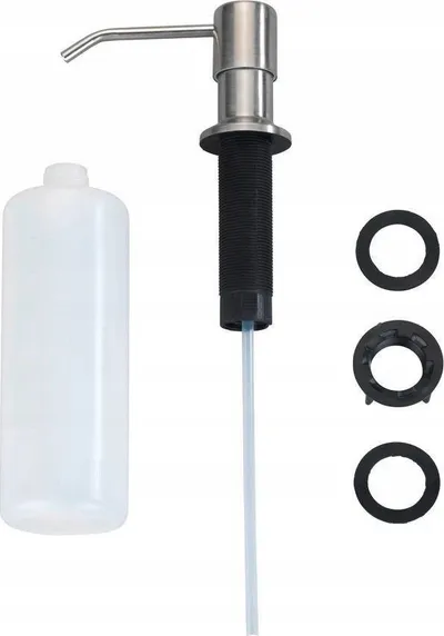 Dozator sapuni Wenko Monti, 400ml, argjend mat - 1