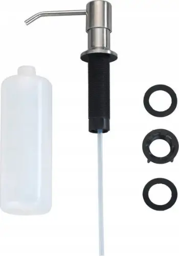 Dozator sapuni Wenko Monti, 400ml, argjend mat