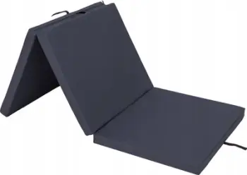 Dyshek palosës HobbyGarden, 195x80x6 cm, 3 pala, gri e errët