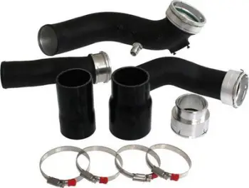 Tub presioni TurboWorks Charge Pipe BMW F Series N55, alumin T 6061, për motor N55, i argjendtë