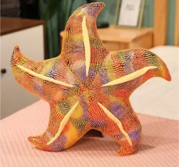 Jastëk lodër Lean Toys Starfish, 45 cm, i verdhë
