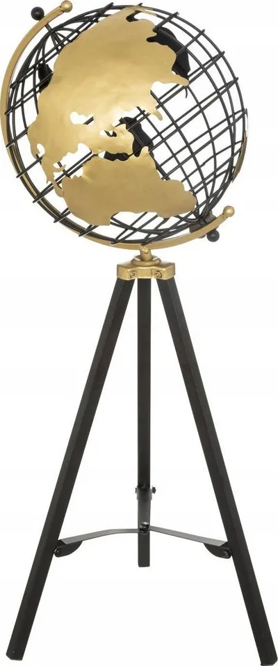 Glob dekorativ Atmosphera Globe Ramon, metal 70cm, me tripod, i zi - 1
