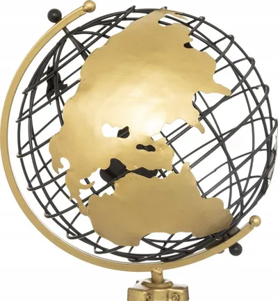 Glob dekorativ Atmosphera Globe Ramon, metal 70cm, me tripod, i zi - 2