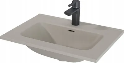 Lavabo mobilje Elita Skappa Fume Matt, 60.8x46 cm, bezhë mat - 1