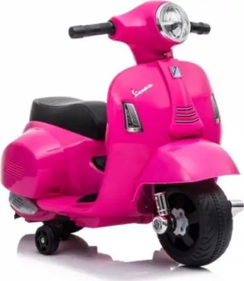 Motor elektrike për fëmijë Vespa GTS 300 Mini, me bateri, 4 km/h, rozë