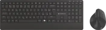 Set tastierë dhe maus wireless Eternico KS4250, CZ/SK, me maus vertikal ergonomik, i zi