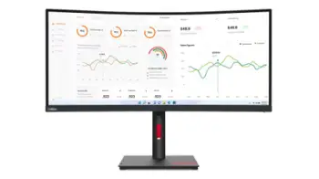 Monitor Lenovo ThinkVision T34w-30, 34", UWQHD 3440 x 1440, i harkuar, i zi