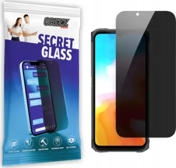 Xham mbrojtës privatësie Grizz SecretGlass për Ulefone Armor 12, 6.52", transparant
