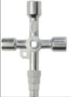 Çelës kryq për kabinete Högert Technik HT1W761, 85 mm, metalik, argjendtë - 1