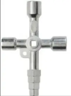 Çelës kryq për kabinete Högert Technik HT1W761, 85 mm, metalik, argjendtë