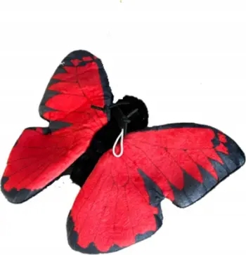 Arush pelushi Dubi Ziki Butterflies, 23cm, dizajn me flutura, ngjyra të përziera