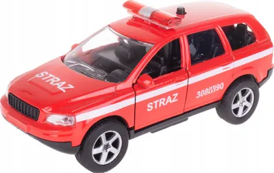 Makina lodër zjarrfikëse Hipo AUTO FIRE BRIGADE MET, metalike, me drita dhe tinguj, e kuqe - 1