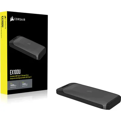 Disk i jashtëm SSD CORSAIR EX100U, 1TB, USB C, gunmetal - 6