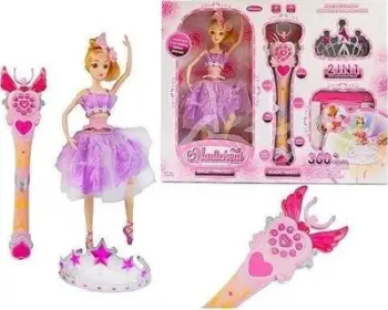 Kukull zanë Maksik Fairy Doll, me aksesorë, shumëngjyrëshe