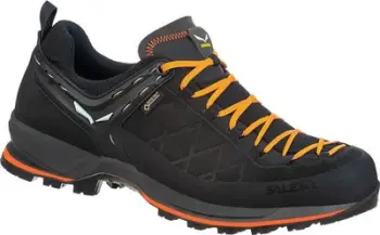 Këpucë hiking Salewa MTN Trainer 2 GORE-TEX, meshkuj, nr 43, të zeza portokalli