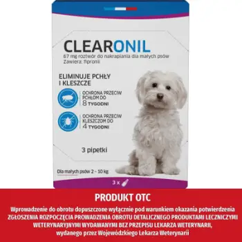 Pika antiparazitare për qen Francodex Clearonil Small Breed, me fipronil, 3 pipeta
