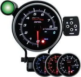 Obllok matës rrotullimesh DRacing Depo PK Dual, 95mm, dizel, me ekran OLED