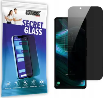 Qelq mbrojtës privat Grizz SecretGlass për TCL Stylus, 3D, kundër gërvishtjeve, transparent
