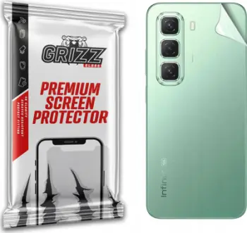 Folie mbrojtëse për pjesën e pasme Grizz SatinSkin për Infinix Hot 50, fleksibël, kundër gërvishtjeve, transparente