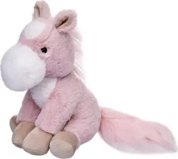 Lodër plushe Beppe Donkey Ricardo, 30cm, rozë