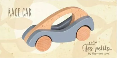 Lodër makinë garuese Egmont Speed Car, dru ahu, 12+ muaj, shumëngjyrëshe - 2