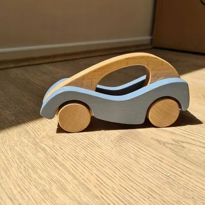 Lodër makinë garuese Egmont Speed Car, dru ahu, 12+ muaj, shumëngjyrëshe - 3