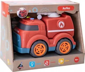 Lodër zjarrfikëse Askato Fire Brigade, me drita dhe tinguj, me bateri
