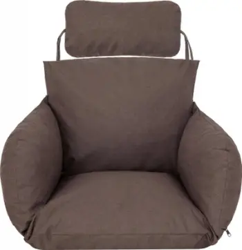 Jastëk për karrige varëse cocoon, mbushje komode, material i butë, gri