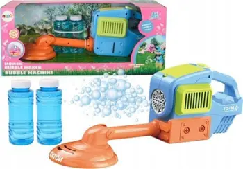 Makineri flluskash sapuni LEAN Toys Lawn Mower Trimmer 18458, lodër për fëmijë, blu