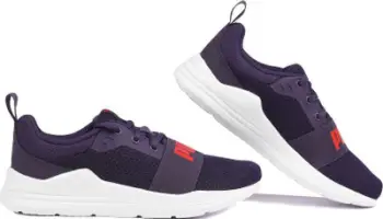 Atlete për fëmijë Puma Wired Run PS Jr, rrjetë ajrosëse, taban gome, navy blue