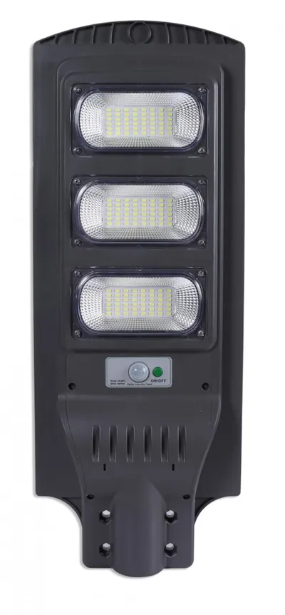 Lampë rrugore solare LED, 120W, sensor lëvizjeje, me telekomandë - 1