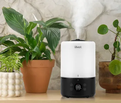 Lagështues ajri Levoit Dual200S Pro Smart, 3L, ekran LED, bardhë e zezë - 1