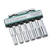 Set çelësa tuborë Honiton 1/2", 10-19mm, të gjatë, krom vanadium - 1