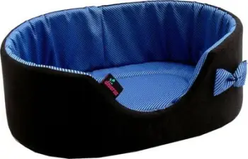 Shtrat për kafshë Diversa Elemental Bed 10, 90 x 80 x 15 cm, blu e zezë