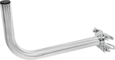 Mbajtëse antene Teleskop Mast Balcony Front, 40cm, çelik i galvanizuar, metalik - 1