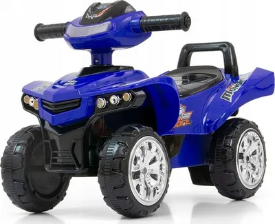 Motor lodër Milly Mally Monster, ride-on, me muzikë, blu navy - 1