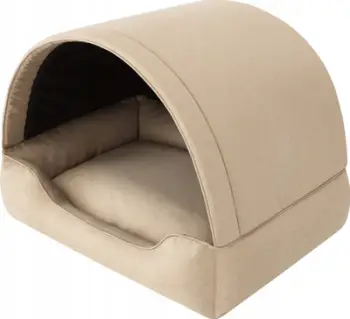 Strehë për qen dhe mace Buda House 2in1, 82x58 cm, ekolen, gri