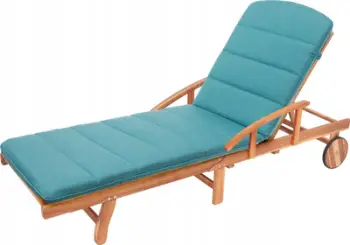 Jastëk shezlongu HOBBYGARDEN Amelia Garden Beach Long, 185x60 cm, 6 cm trashësi, blu