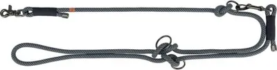 Litar rregullues për qen Trixie Soft Rope, i butë, i qëndrueshëm, gri - 1