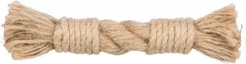 Lodër për qen Trixie Rope Hemp, 15cm, kërp natyral, bezhë