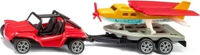 Set lodrash SIKU 1696 Buggy me aeroplan sportiv, metal, multingjyrësh - 1