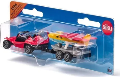 Set lodrash SIKU 1696 Buggy me aeroplan sportiv, metal, multingjyrësh - 2