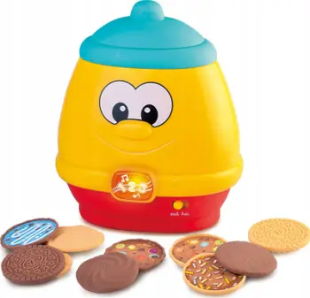 Lodër edukative Dumel Cookie Jar, mësim numrash 1 10, me tinguj muzikorë, shumëngjyrëshe